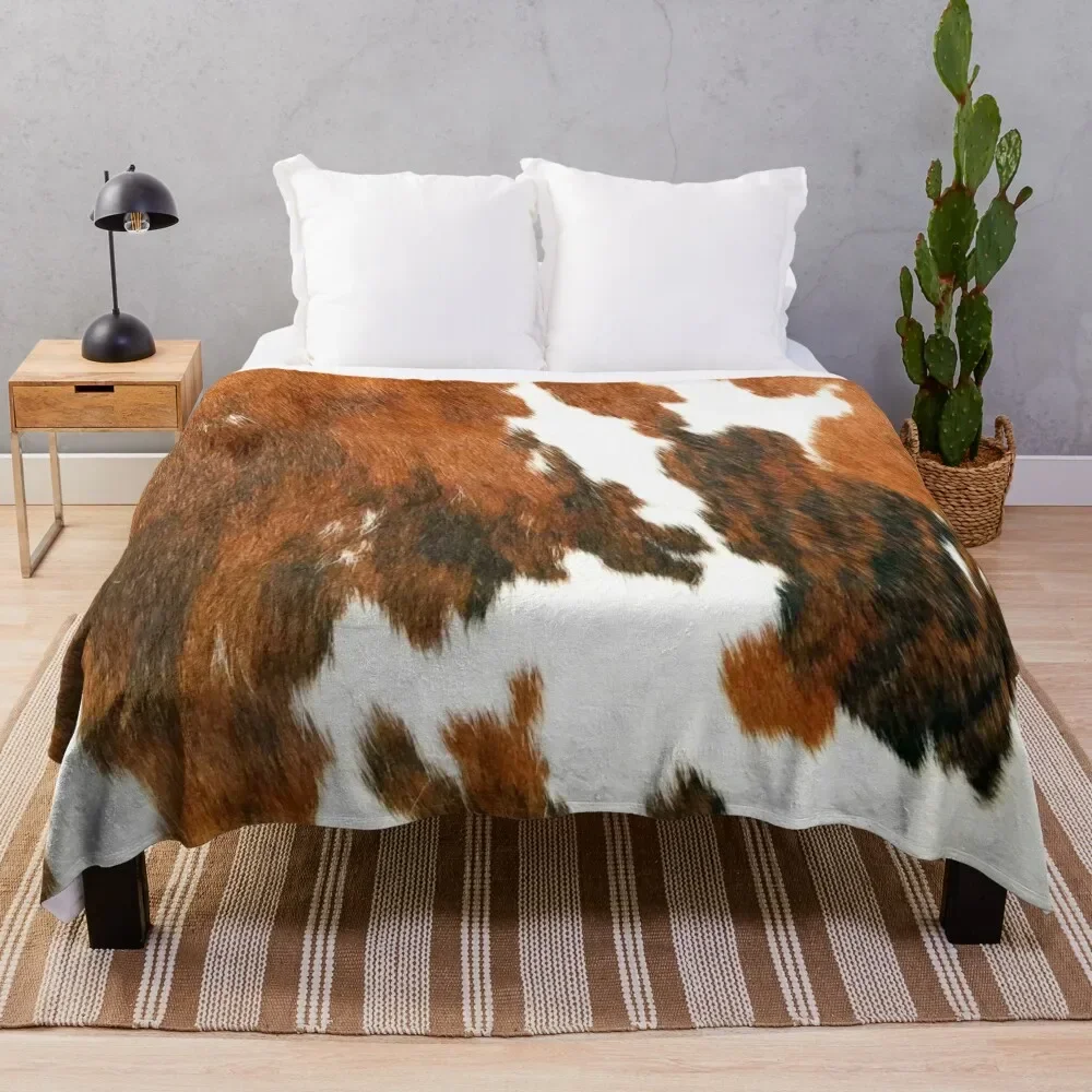 

Cow skin fur in cowhide style Throw Blanket For Baby Warm Blankets Sofas Of Decoration Sofa Blankets