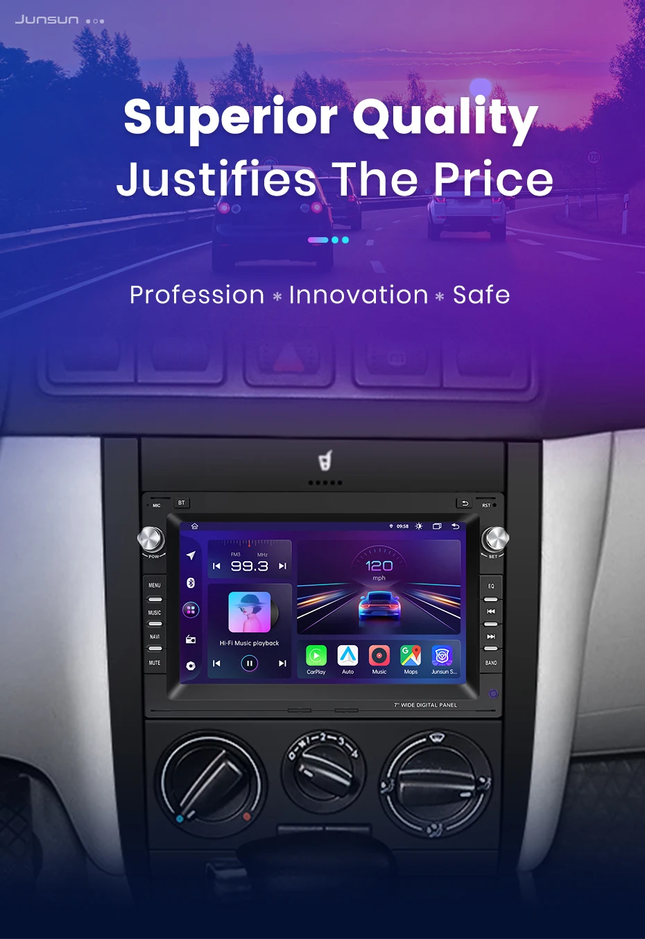 Android Autoradio für VW Passat B5 MK4 MK5 Golf 4 IV Polo Bora Jetta T5 SHARAN Jetta Transport T5 MULTIVAN LUPO Seat ALHAMBRA Cordoban Lego Excellent FM RDS Multimedia