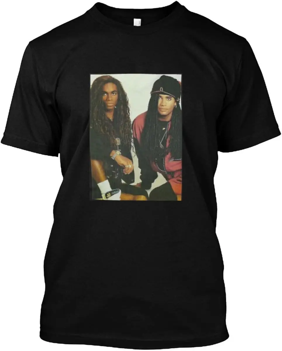 

Классическая футболка Milli Vanilli World Tour 1989 г., черно-белая и другие