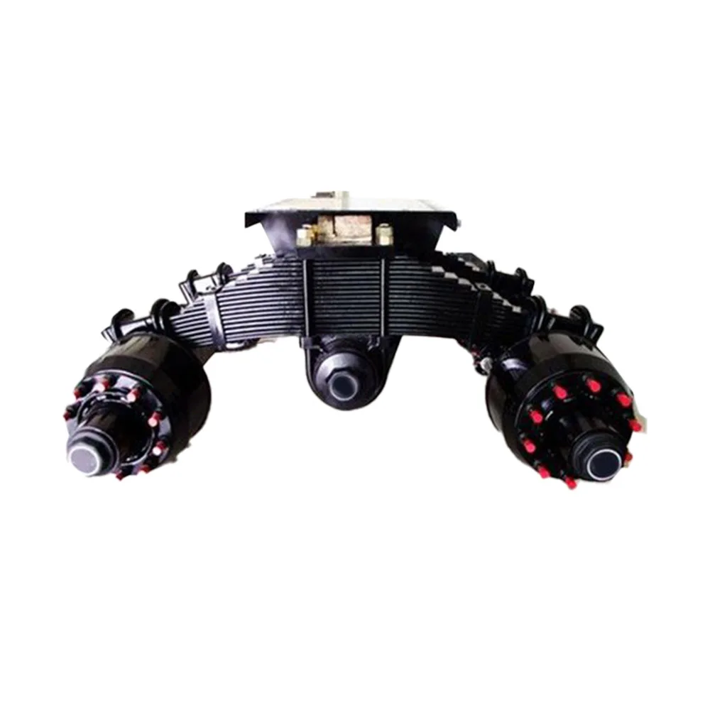 

Semi Trailer Part Tandem Truck 32T Bogie Suspension With Axle