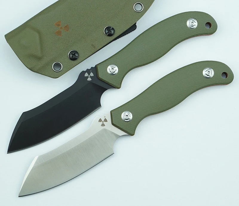 LEMIFSHE JR4110 Coltello fisso Reale DC53 Acciaio G10 Maniglia da campeggio esterna Caccia Cucina Sopravvivenza Strumento EDC multifunzionale
