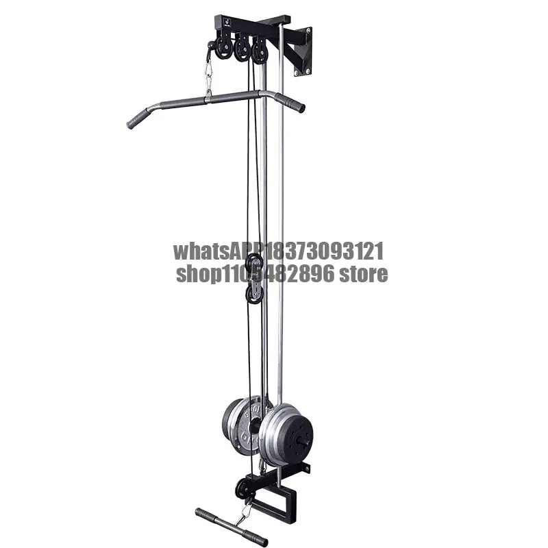 New Fitness  Pulley Cable Machine Attachment System Arm Biceps Triceps Hand Strength Trainning Home Gym Workout Equipmen Set