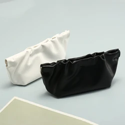 1pcs Portable Leather Spring Glasses Bag Sunglasses Bag Sunglasses Storage Cloud Bag Multifunctional PU Carry Bag