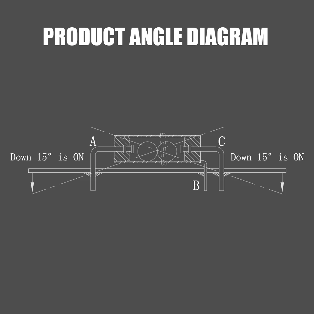 50 Stück Beelee 15 Grad Roll Ball Tilt Switch Hochempfindlicher Tilt Vibration Shock Switch Sensor