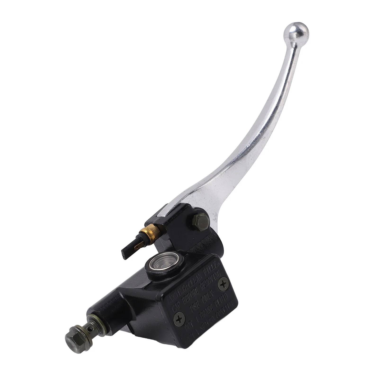 Cylinder hamulcowy hydrauliczny zespół pompy hamulca tarczowego górny prawy zamiennik ze stopu aluminium do skutera Vespa PX 125 200 — zdjęcie 6
