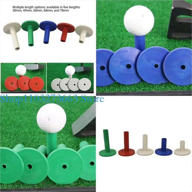 

R6FE 5Pcs Rubber Golfs Tees Stable Training Golfball Stand Outdoor Golfs Sports Accessories