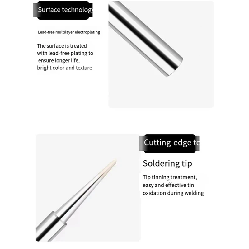 ABJI-Soldering Station Iron Handle Adapter, Internal Heat Iron Heads Lead Free Soldering Iron Tip Soldering Iron Tip Tool