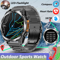 2025 New Outdoor Sports Smart Watch Men 1.43-Inch HD AMOLED Screen GPS 400 Mah Battery Bluetooth Call Man SmartWatch HD300