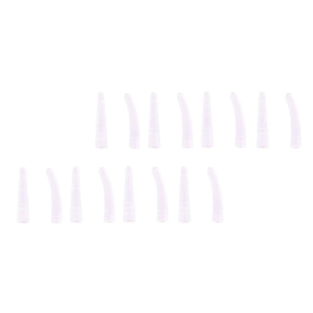 1 set 1 Set Of Transparent Silicone Eyelash Tweezers Covers Sleeves For Extension Tools Non-Slip Nipper Cover Eyelash Tweezers