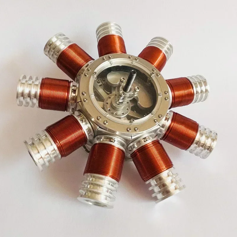 Star Nine-cylinder Engine Model Strong Magnetic Piston DC Brushless Motor Physics Teaching Aids