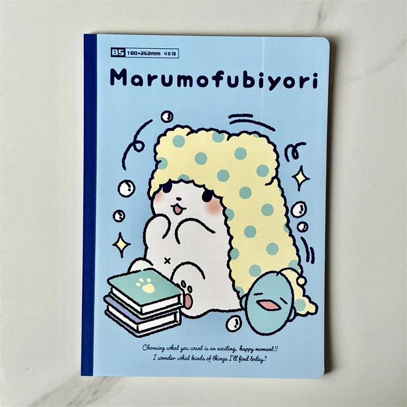 Sanrio Kawaii Marumofubiyori B5 Notebook Exercise Book Cartoon Stationery Ins Cute Kids Toys Friend Gift Birthday Gift For Girls