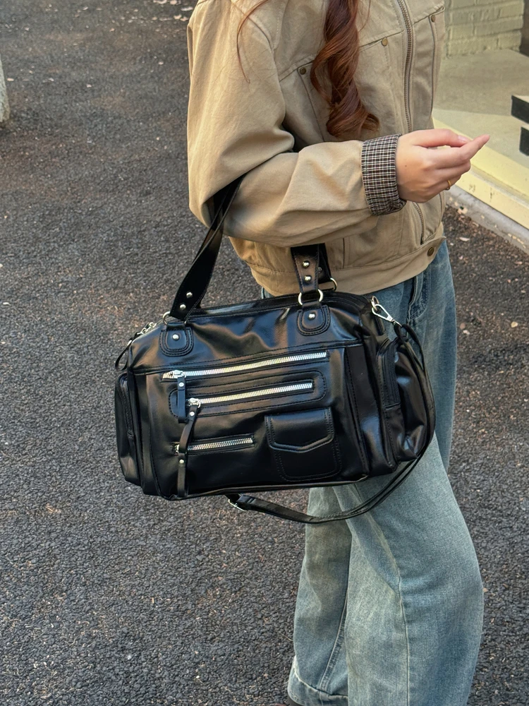 

Высококачественная мотоциклетная сумка Bla Punk Sle Sweet Cool Girl, новинка 2026, трансграничная универсальная сумка-тоут