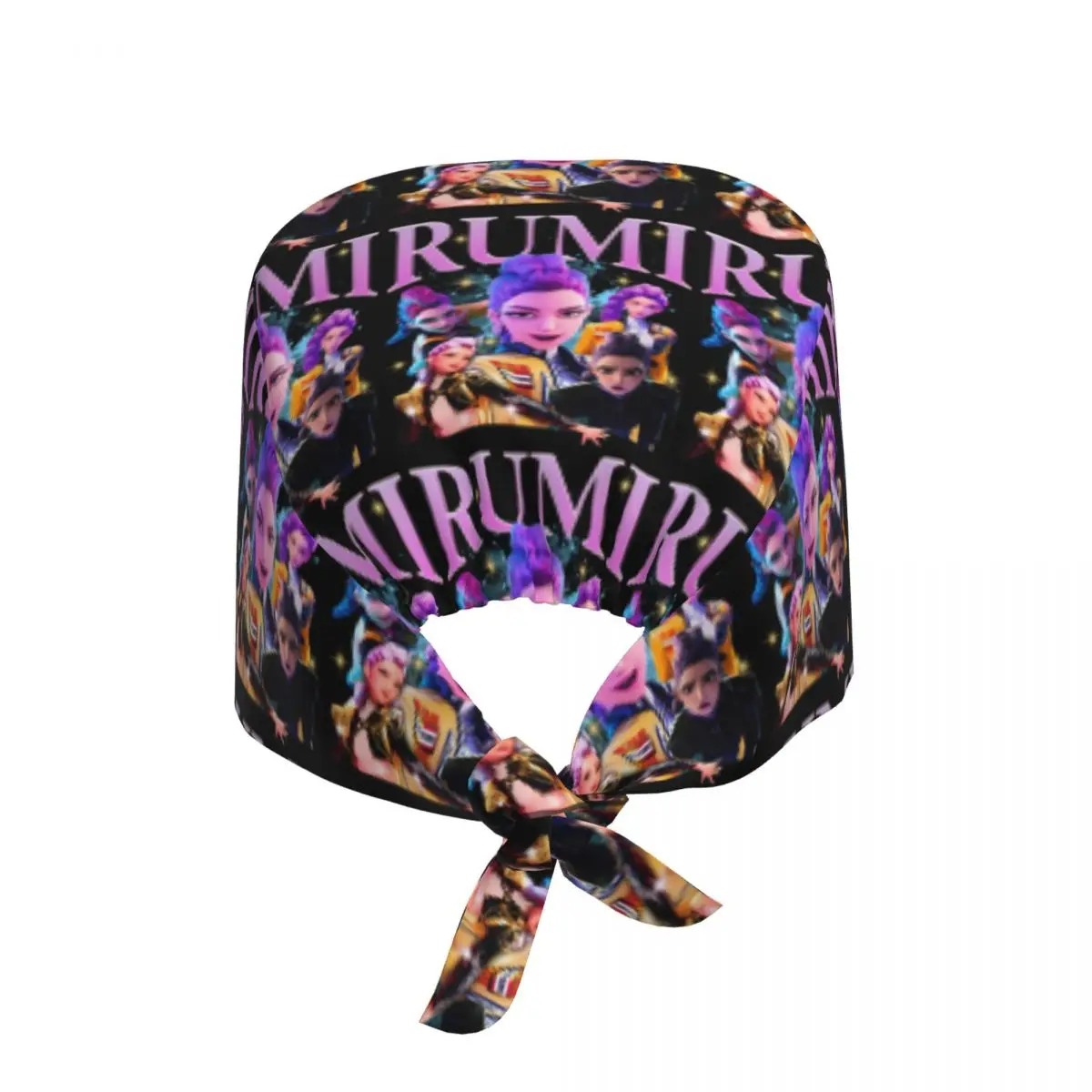 مخصص رومي Kpop شيطان هنتر هنتر هانتريكس الفتيات الدعك قبعة القبعات الجراحية النساء الرجال غرفة العمليات قبعة قبعة التمريض مختبر يعمل قبعة #2