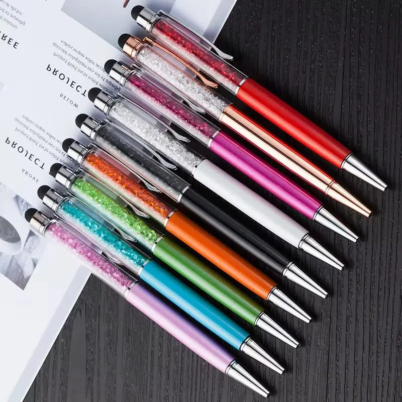 25 Pcs Creative Rotary Metal Ball Pen Gift School Supplies Pens For Writing Stationery