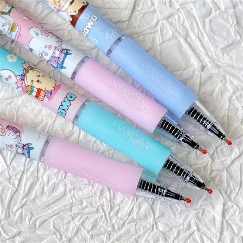 Imagem -04 - Miniso Chiikawa Erasable Gel Pen Desenhos Animados Coração Bonito da Menina Ins Turn Assinatura Pen Papelaria Estudante Atacado 0.5 mm 30 Pcs