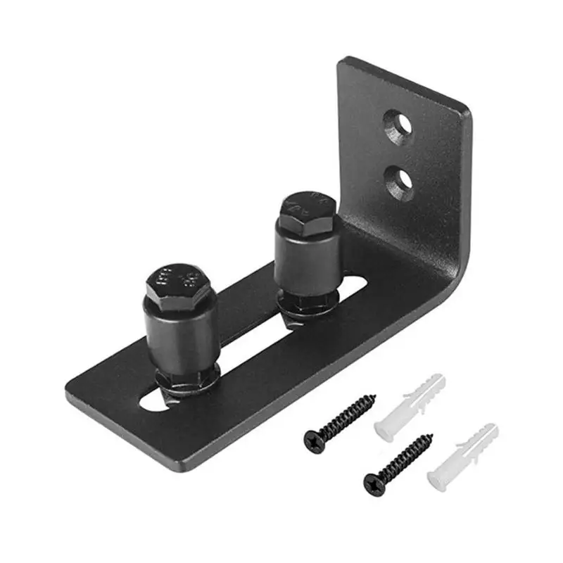 652F Mild Steel Sliding Door Guide Track Set Denial Rut Installation Modifiable Double Wheel Structure for Smooth 360 Degree