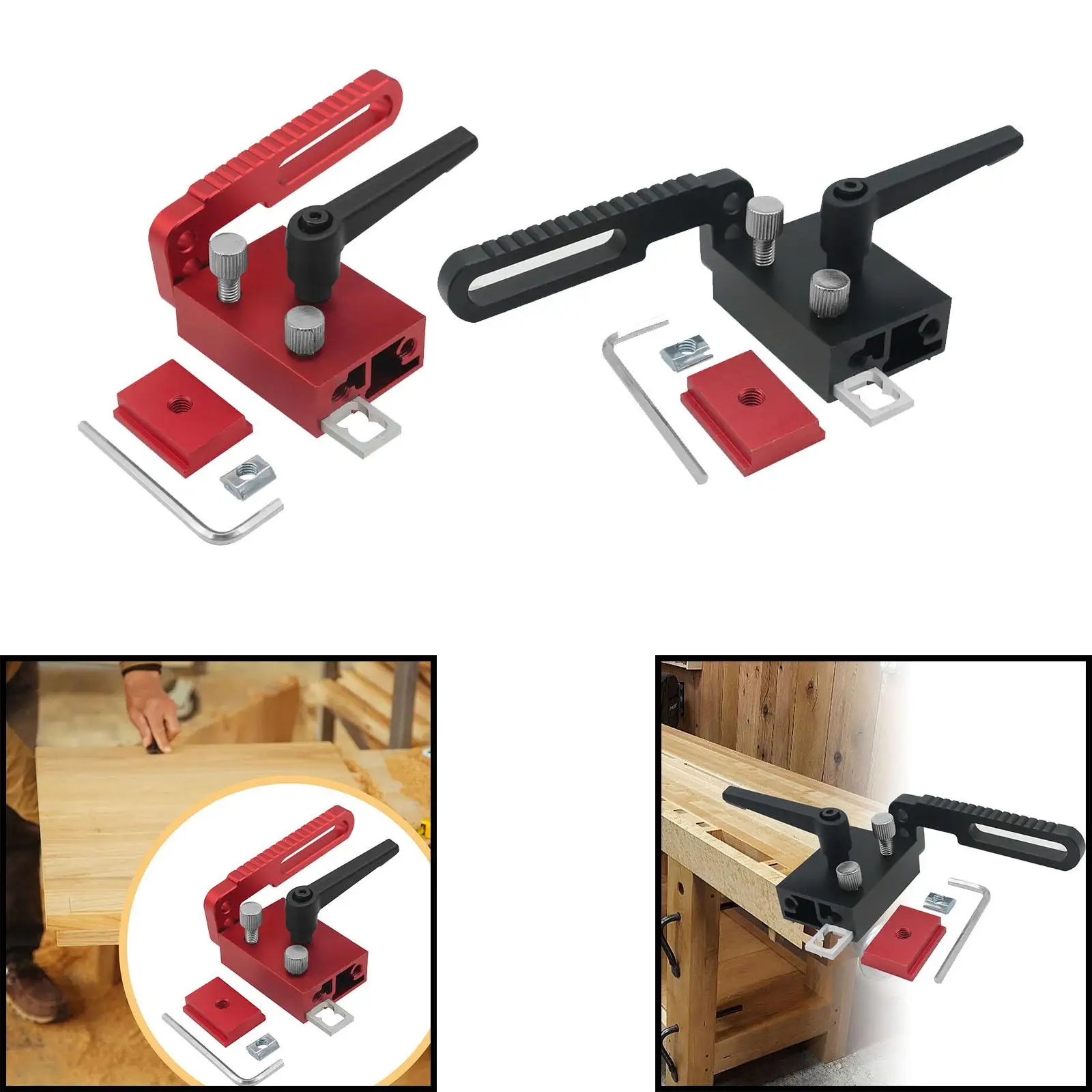 Woodworking Stop Adjustable 75 Type Stopper T Tracks Limiter for Woodworking