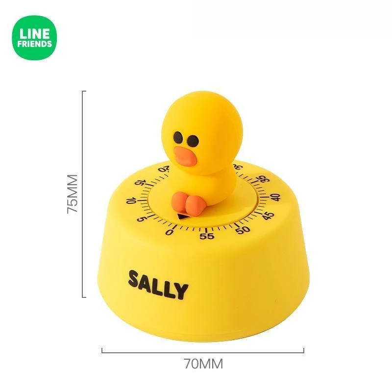 Line friends Brown Cony Sally Timer Creative High Color Value Animation Doll Student Time Management Special Electronic Timer view 4