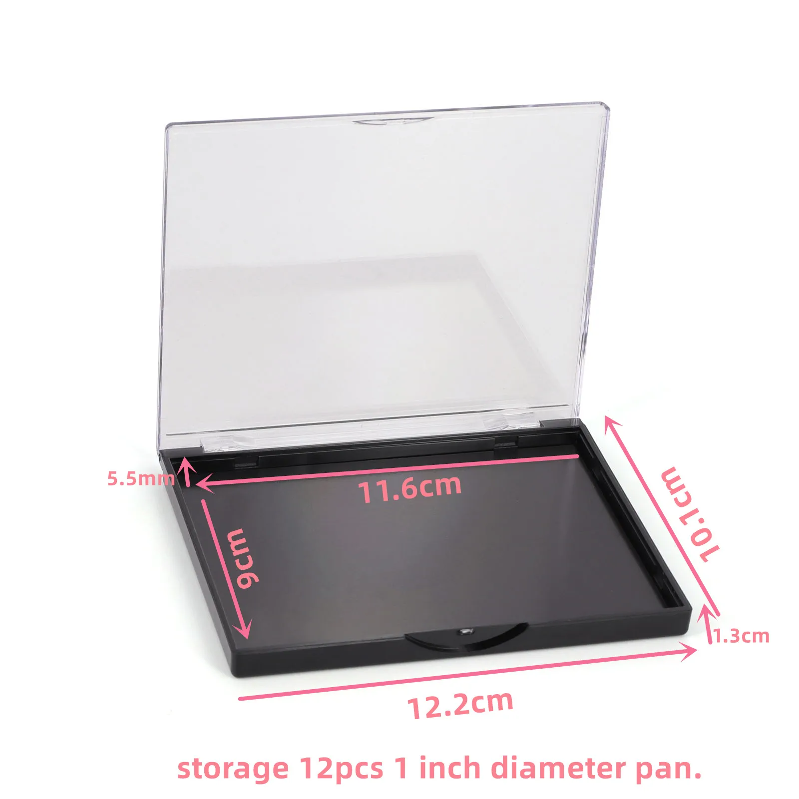5pack Rectangular Magnet Makeup Palette Dispensing Eyeshadow Lipstick Dish Blush Powder Magnetic Storage Box Empty Plate F3387 image 3