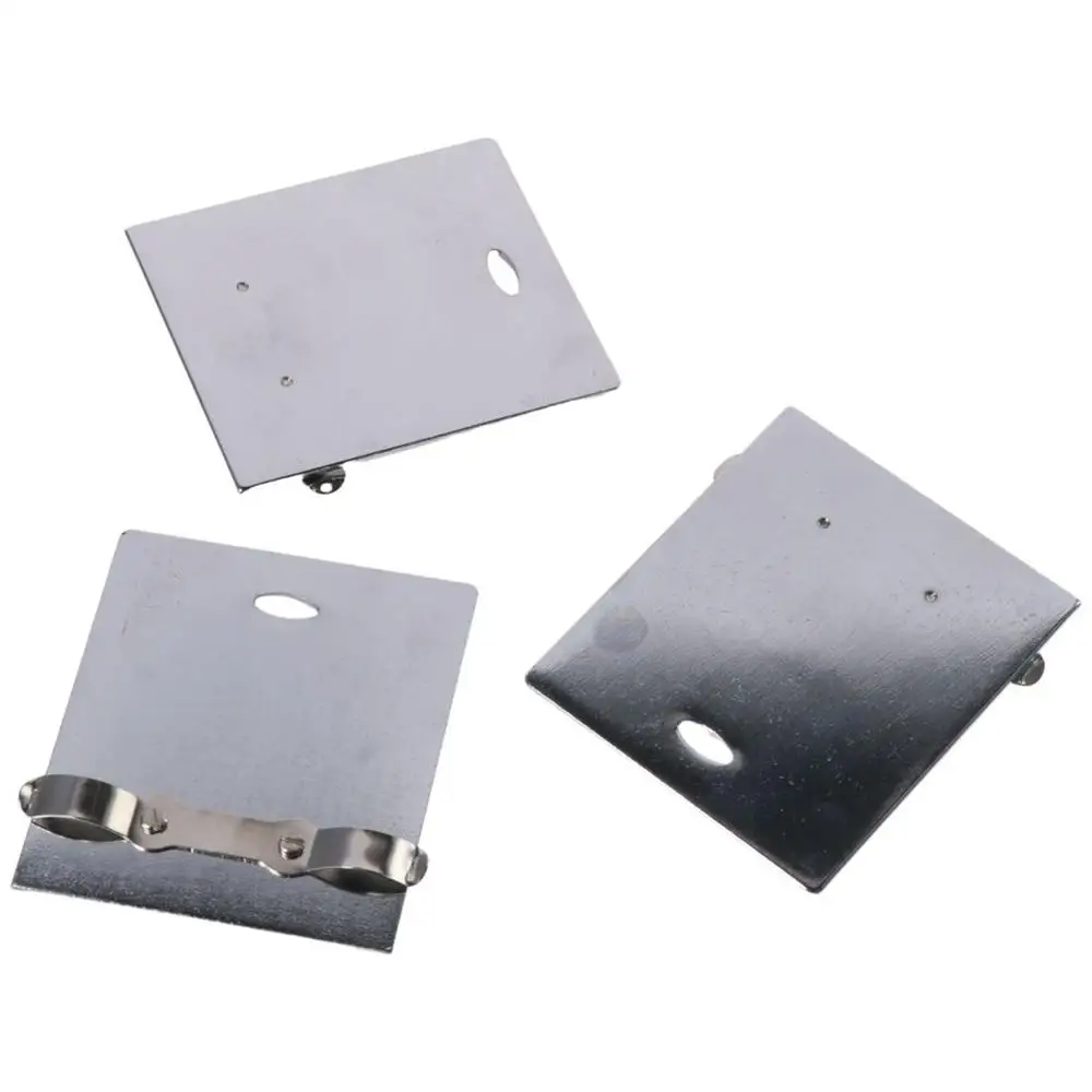 3Pcs Bobbin Case Replacement Silver Spool Pin Plate Steel 7.2*6.3cm Bobbin Boat Bobbin Cover Plate for Sewing Machine