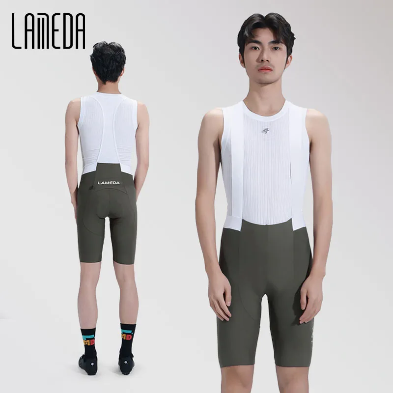 Lameda Bicycle Shorts Pants Breathable Men\'s Cycling Bibs Shorts High Elastic Cycling Shorts With Pockets Mtb Cycling Clothing