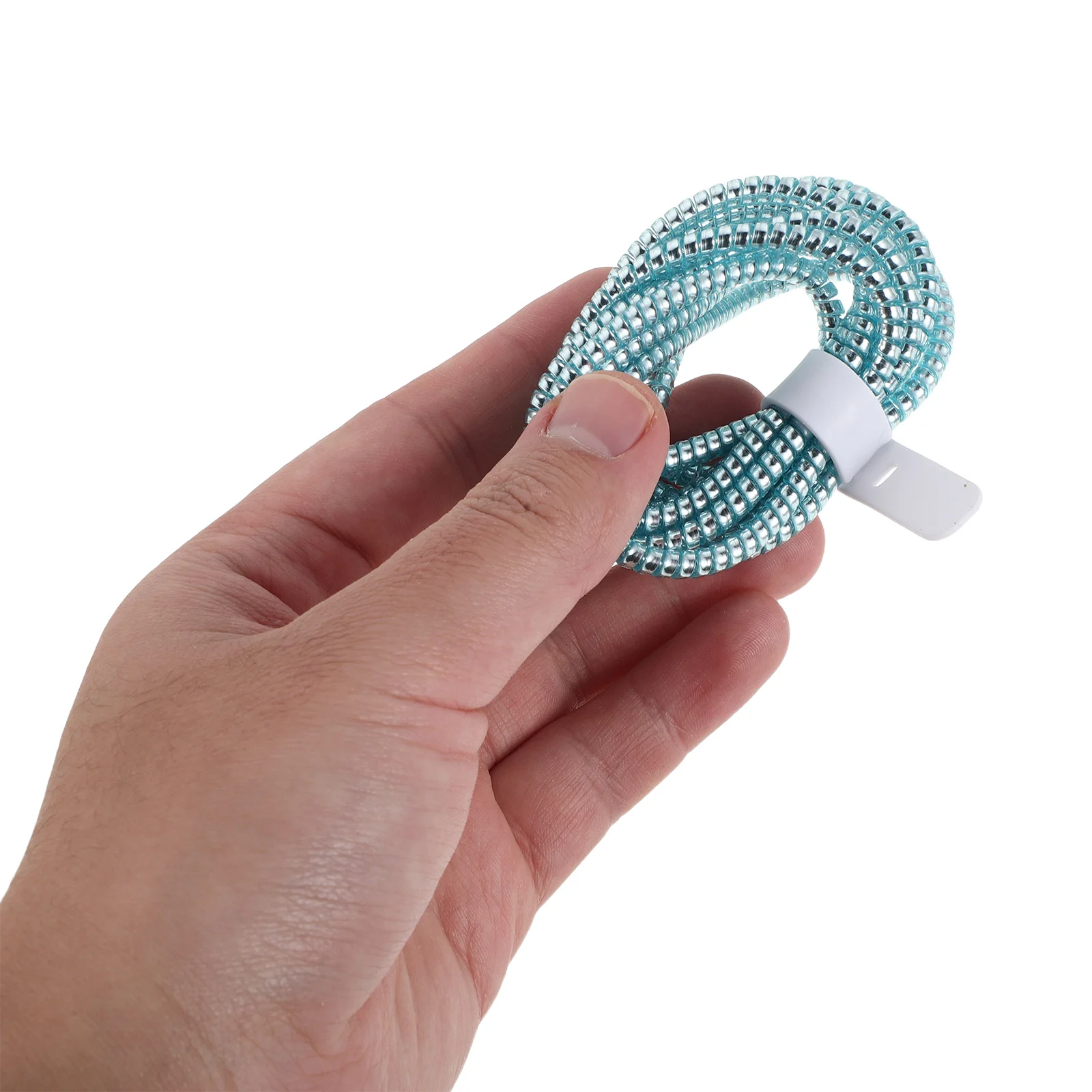 

2Pcs Bow Design Charging Cable Protector Spiral Sleeve Flexible Data Cable Cover Phone Protector Compatible with Iphone