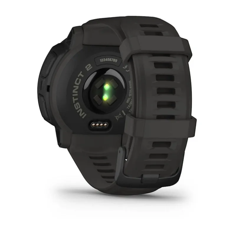 Garmin Instinct 2 ساعة ذكية متينة للاستخدام الخارجي مع نظام تحديد المواقع العالمي (GPS) لممارسة معدل ضربات القلب للجري وركوب الدراجات والسباحة والمشي لمسافات طويلة