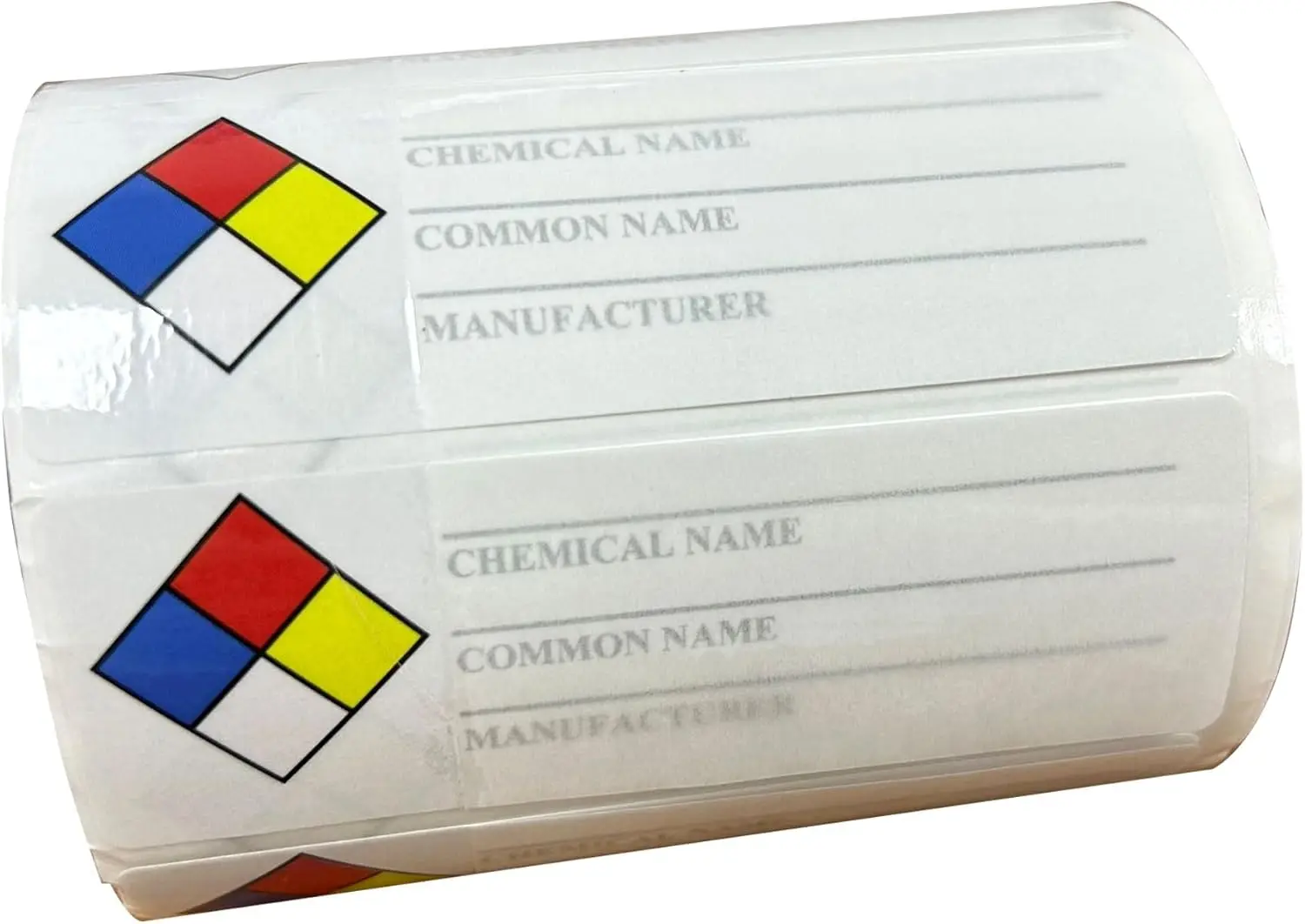 Common Chemical Identifier Labels 1x3inch SDS Stickers/MSDS Stickers Self-Laminating NFPA Stickers for Safety Industrial 200Pcs