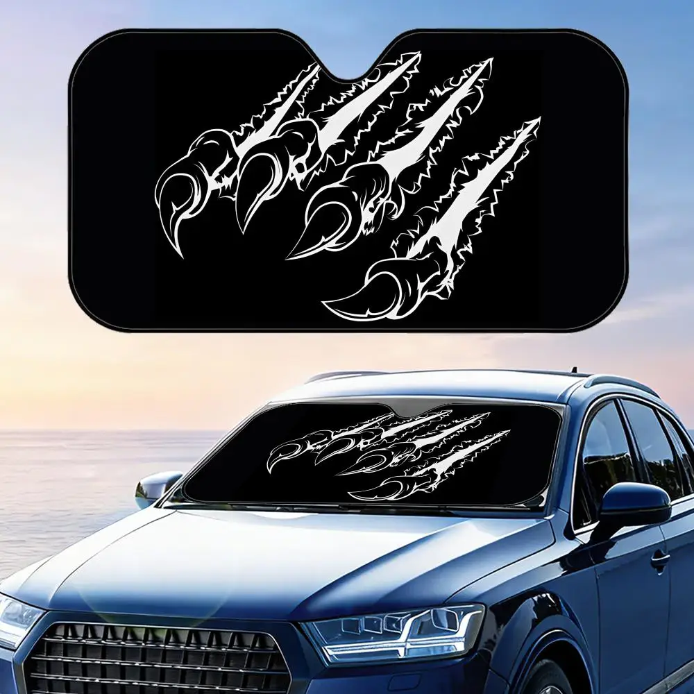 

Солнцезащитный козырек из алюминиевой фольги для лобового стекла: многоразовый, с защитой от УФ-излучения и теплоизоляцией, дизайн «Дикие звери»