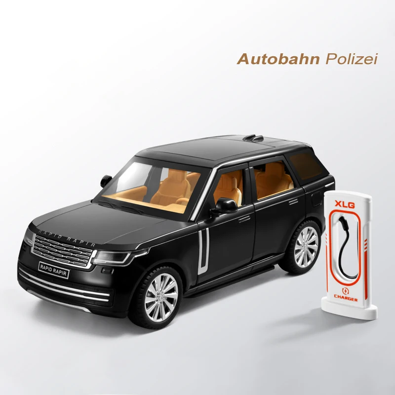 1:24 Range Rover 2023 Alloy Model Car Toy Diecasts Metal Casting Sound and Light Car Toys For Children Vehicle