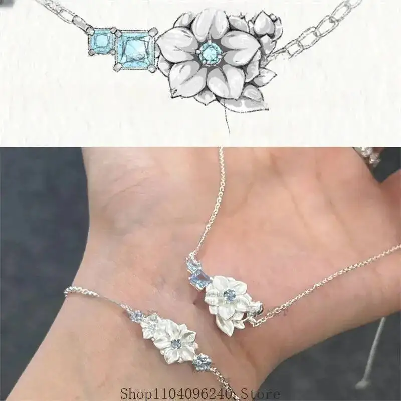 

Anime GAME Love And Deepspace Zayne Collarbone Chain Necklace Cosplay Prop Anime Accessories Pendant Bracelet Jewelry Gift