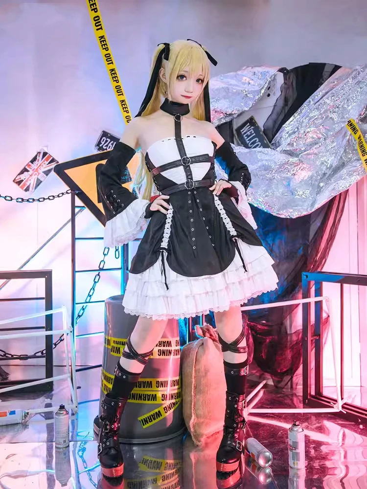 Fashion Game Azur Lane Marie Rose Cosplay Costume Women Girls Lovely Dress Role Play Clothing Carnival Party Outfit Pre-sale