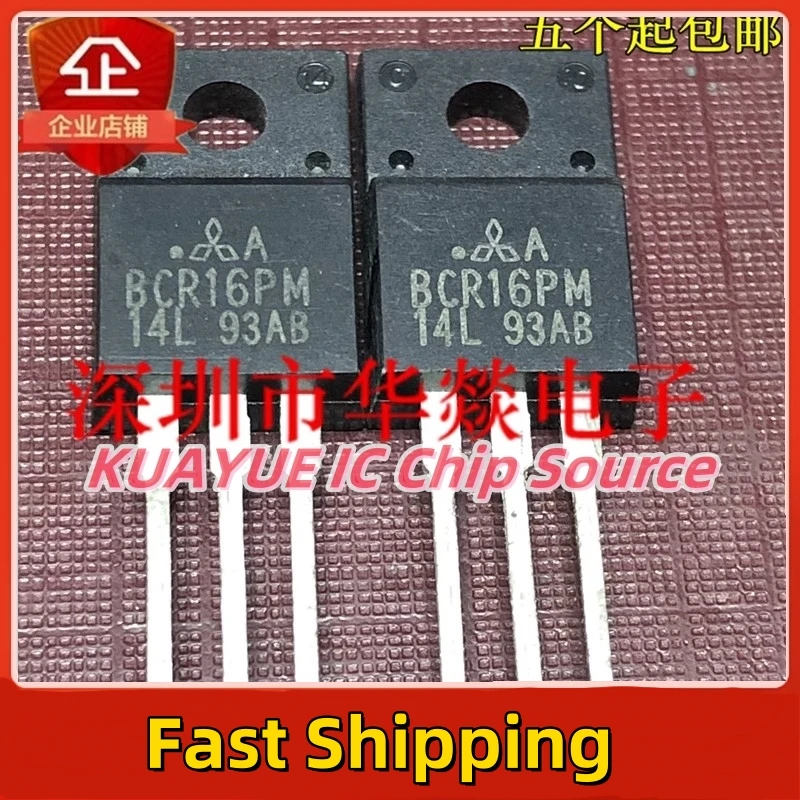 10PCS-30PCS   BCR16PM-14L   TO-220F  600V  16A  Fast Shipping Quality Guarantee