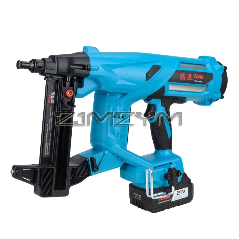 Nail Gun Cordless Lithium Battery Electric Drive Steel Nail Gun Fastening Tool