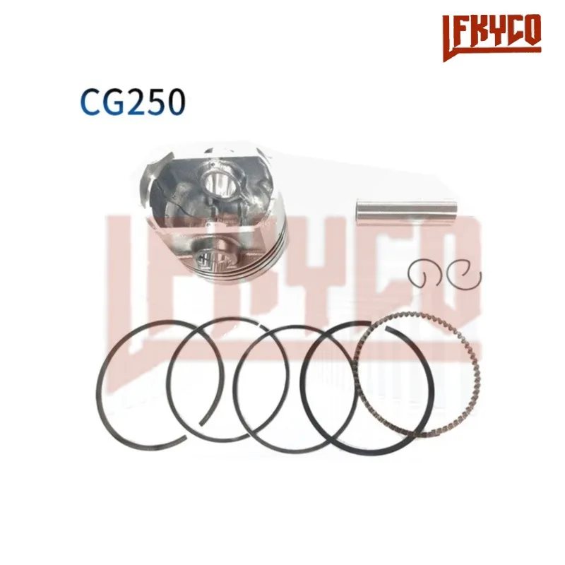 Engine Parts STD 67mm Bore for Zongshen Honda CG250 CG 250 Cylinder Piston Pin 16 Rings 1.2*1.2*2.5 Kit Motorcycle Accesories