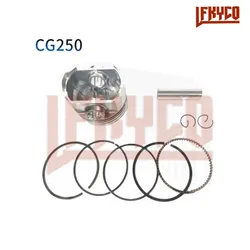 Engine Parts STD 67mm Bore for Zongshen Honda CG250 CG 250 Cylinder Piston Pin 16 Rings 1.2*1.2*2.5 Kit  Motorcycle Accesories