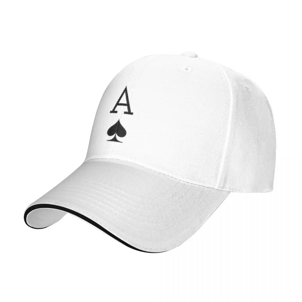 A Spades Card Baseball Cap Poker Print Skate Dropshipping Trucker Hat Summer Vintage Design Men Women Baseball Caps