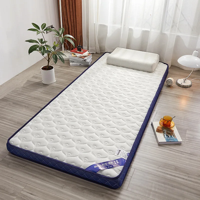 Student Dormitory Bunk Folding Mattress Household Rental Knitted Cotton Three-dimensional Latex Sponge Cushion Single Double