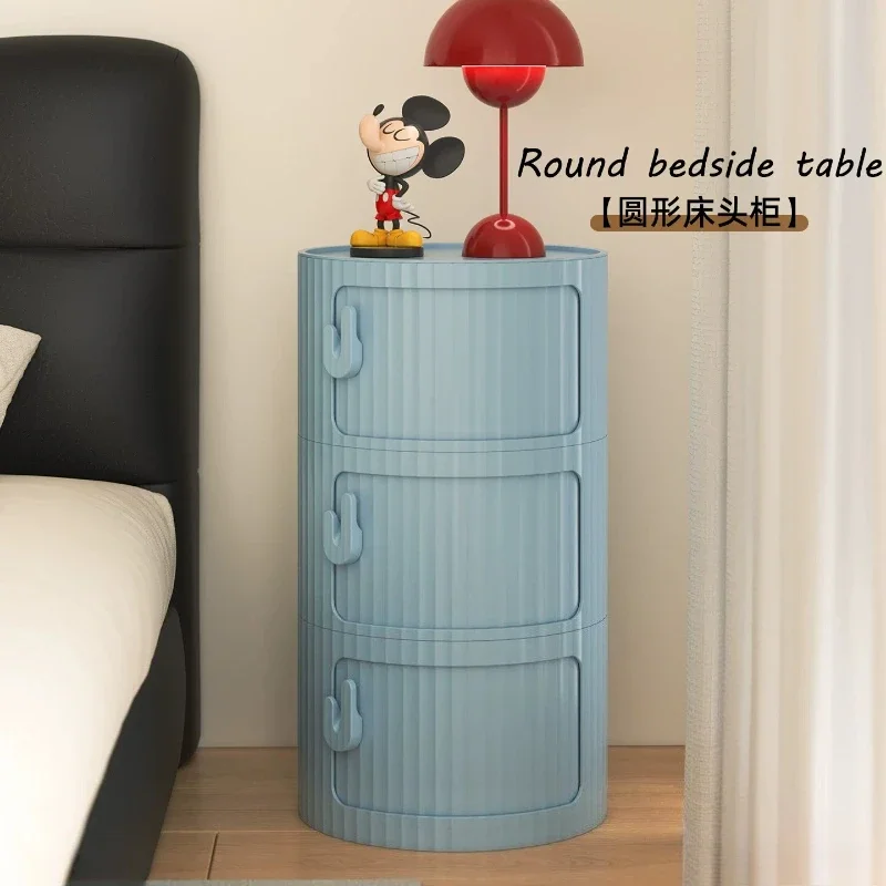 Nordic Modern Simple Bedside Table Creative Storage Locker Bedroom Simple Storage Side Cabinet Night Stand Nightstand Furniture