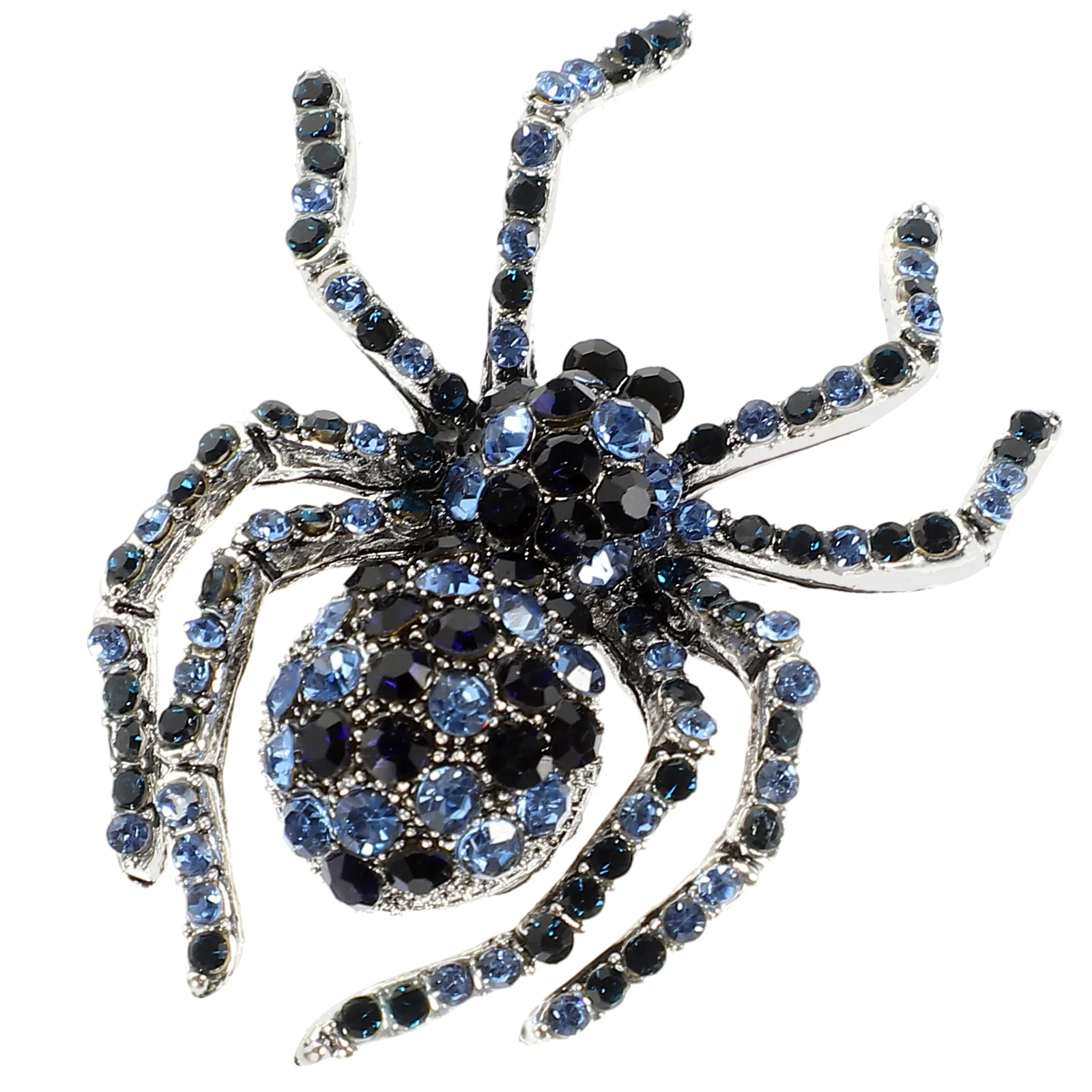 Spider Halloween Brooch Woman Costume Jewelry Cute Rhinestones Clothing Pin