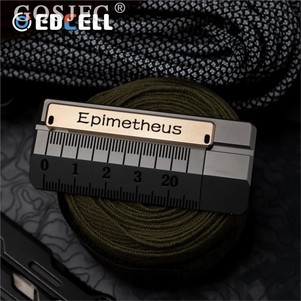 

WANWUEDC&ROGUE Ruler Mechanical Push Slider EDC Tools Stress Office Gadgets Escritorio Autism Toys