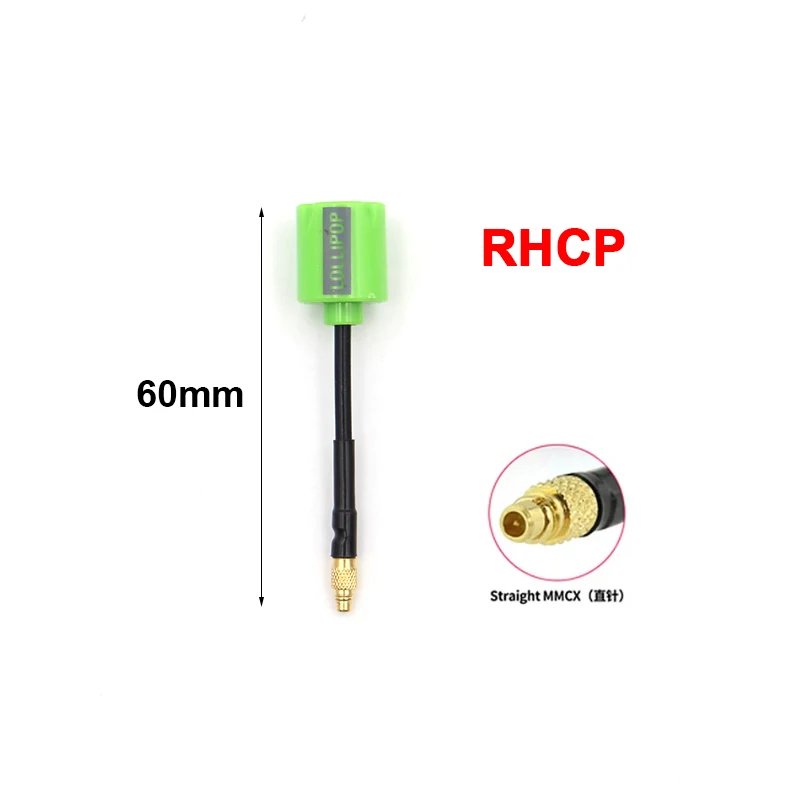 Lollipop 5 RHCP/LHCP 5.8G 2.8dBi MINI FPV Antenne SMA/RP-SMA/MMCX-Straight/MMCX-hoek/UFL voor RC Zender Ontvanger Drones DIY