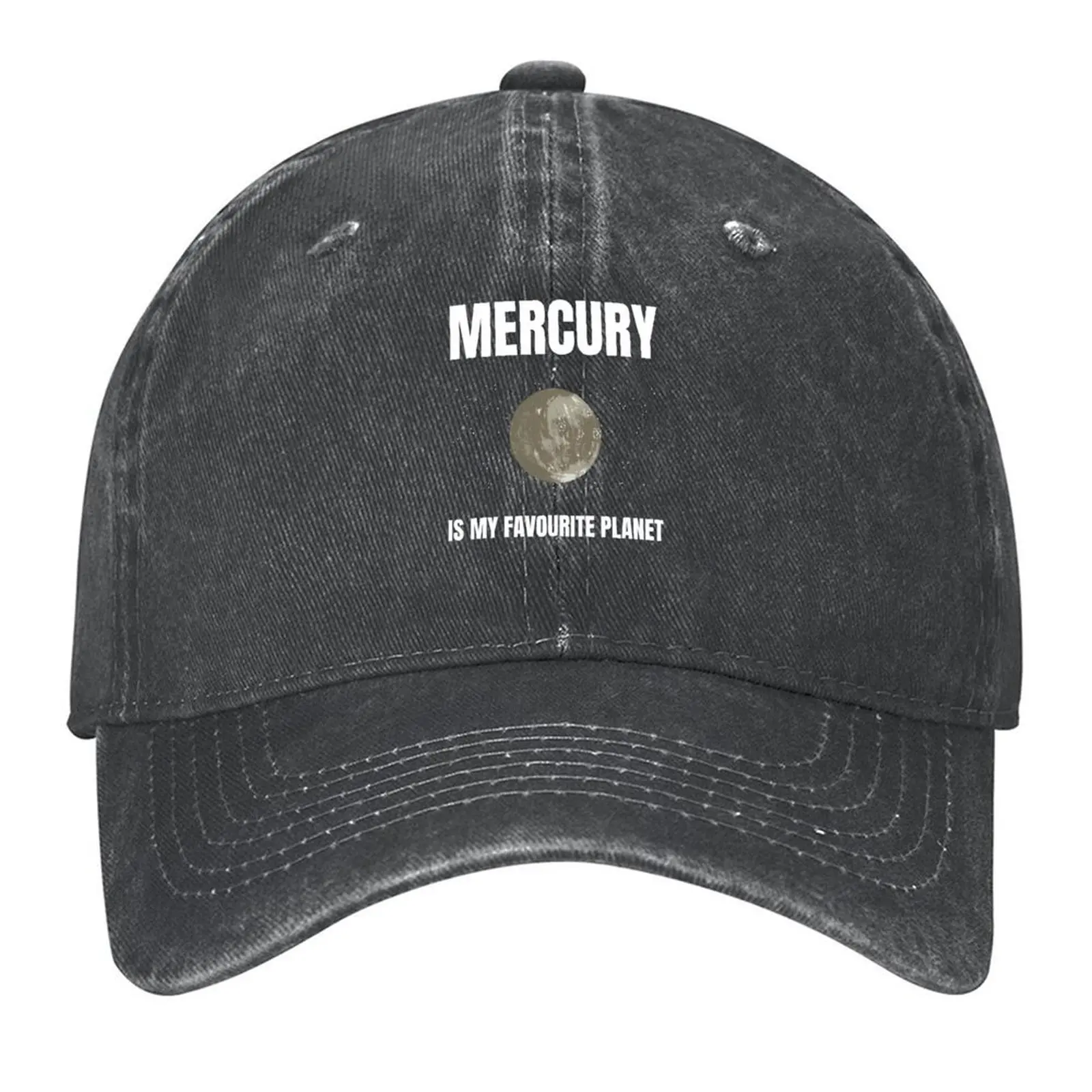 

Mercury is my favourite planet Baseball Cap Rugby Male hat Hat Baseball Cap Luxury Cap Girl'S Hats Men's