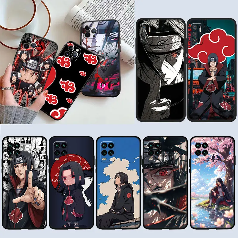 FX56 Naruto Uchiha Itachi Shell Phone Case for Samsung Galaxy S20 S21 S22 Ultra FE Plus A21S A22 A24 A25 A26 A30 A30S A31