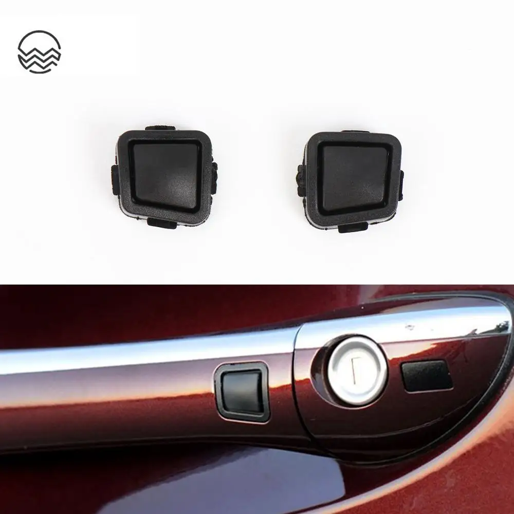 For Mercedes W211 W209 W219 Front Door Exterior Door Handle Small Button Switch Cover Fit For Benz E CLS CLK Class E230 CLS300 C