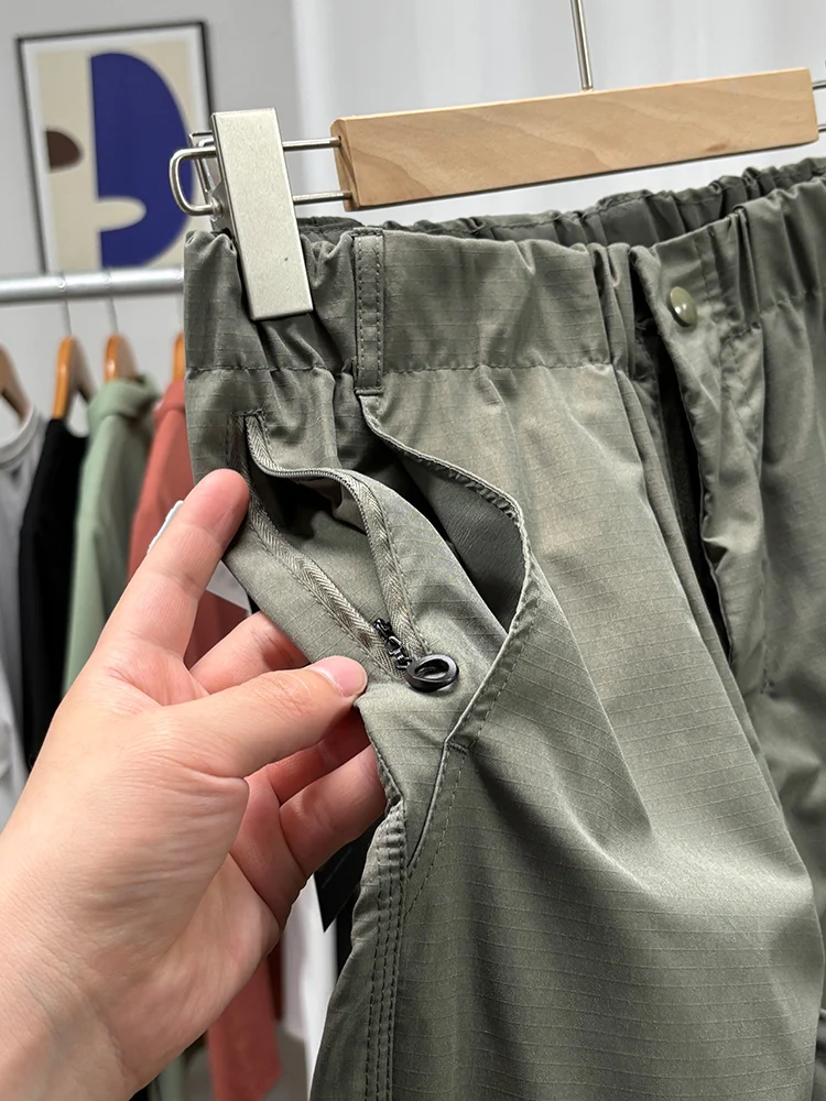 Calças Casuais Largas e Soltas para Homens e Mulheres, Primavera e Verão, Finas, Respiráveis, de Secagem Rápida e que Absorve...