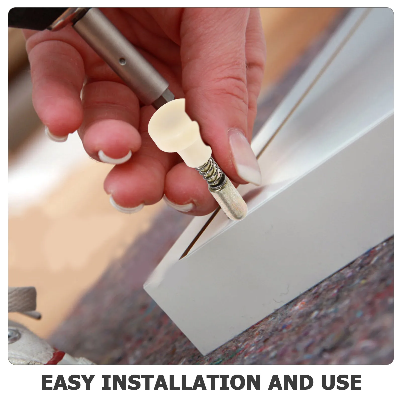 10Pcs Door Lift Adjustment Rod Metal Spring Latch Pin Spring Loaded Door Latching Hardware Easy Operation Gate Latch