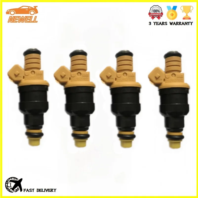 

4pcs 0280150762 Fuel Injector For Peugeot 205 405 505 Citroen Volvo 240 244 245 740 780 940 960 1.9L 2.2L 2.3L