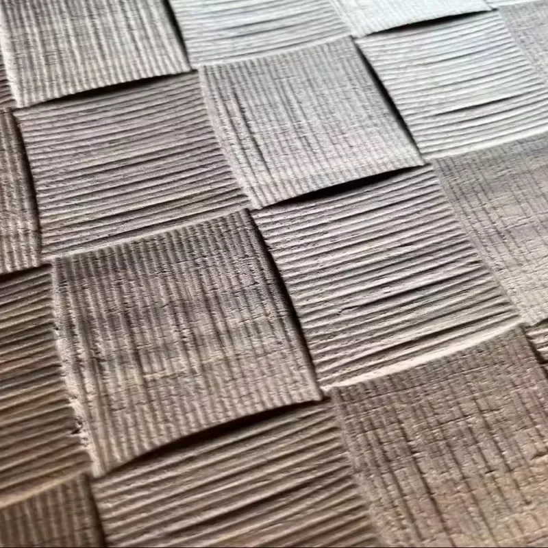 Modern Natural Plaid Texture Waterproof Eco-Friendly 3D Decorative Wall Panels Interior Wall Cladding Sheet for Home Office