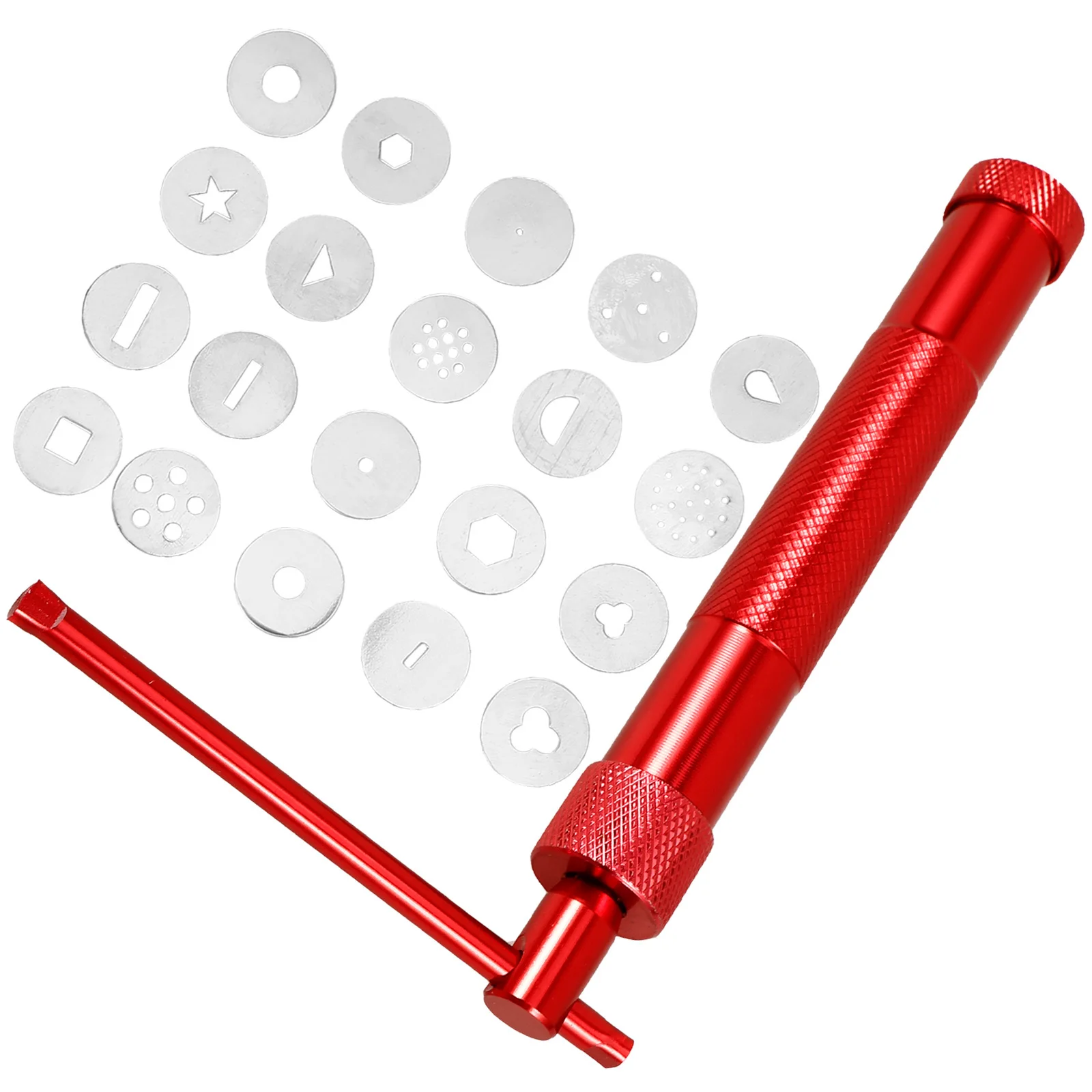 

1Set Clay Extruder Tool Stainless Steel Polymer Clay Squeezer Mold Set Multiuse Pottery Sculpture Kit Sculpture Tool